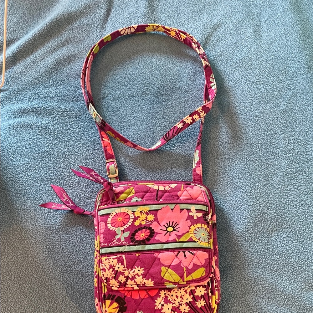 Vera Bradley Pink Floral Crossbody Bag
